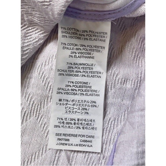 Jcrew ashen quartz color jacquard pattern vest shift dress slip dress xs - Picture 7 of 8